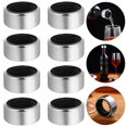 thumbnail image 3 of 12 anillos de acero inoxidable para botellas de vino tinto, a prueba de goteo., 3 of 6