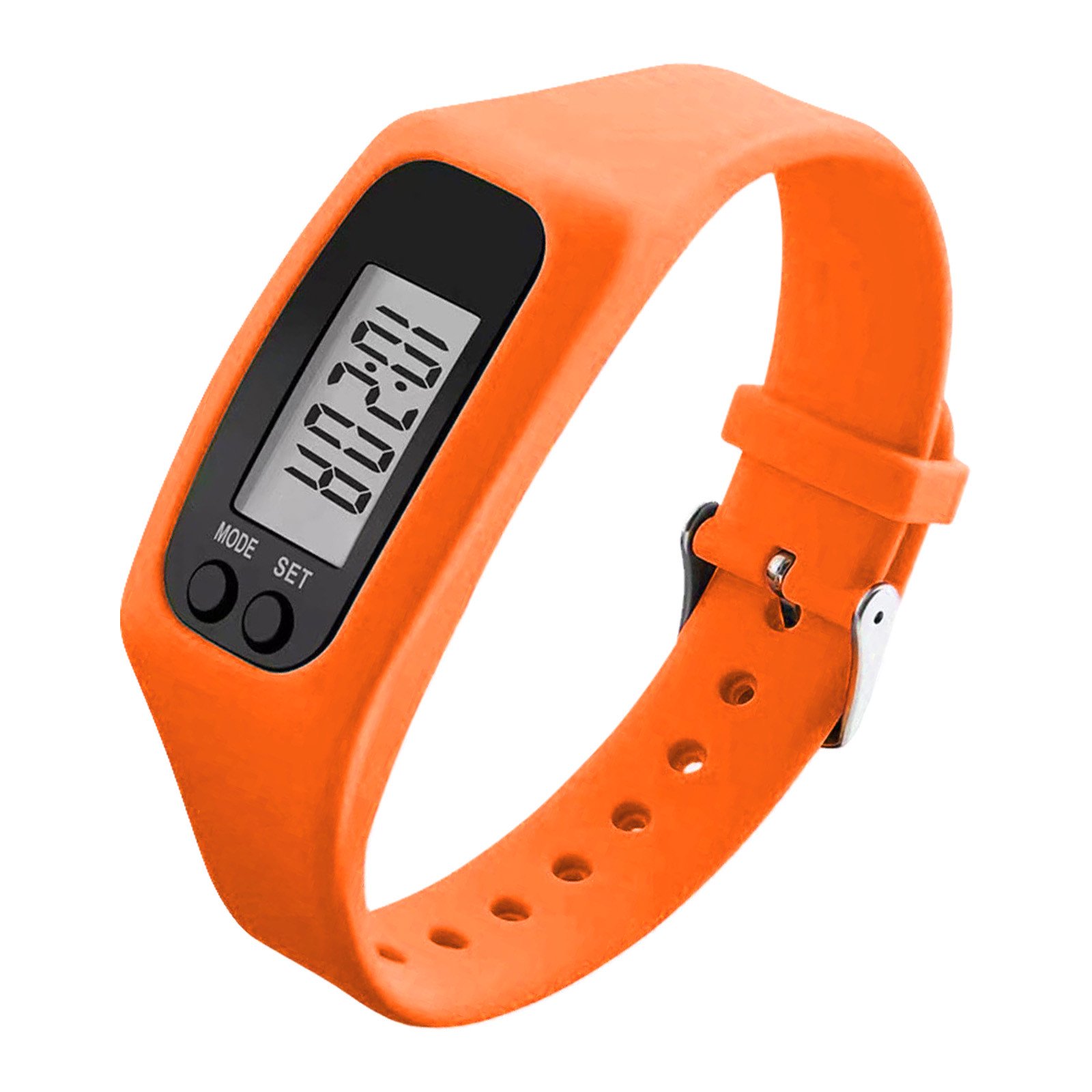 WEIOUKC Silicone Fitness Tracker Watch Pedometer Watch with Large LED Screen No App Required Running Step & Calorie Counter Sweat-Proof Fitness Tracker