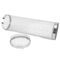 thumbnail image 4 of Rolling Grilling Basket,BBQ Net Tube Rolling Portable BBQ Net Tube Set BBQ Net Tube Expertly Crafted, 4 of 14