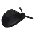 thumbnail image 2 of Adjustable Fashion Chef Hat Unisex Kitchen Cooking Hat Uniform Caps Mesh Work Wear Hat for Restaurant Cook Hotel Waiter , Black, 2 of 8
