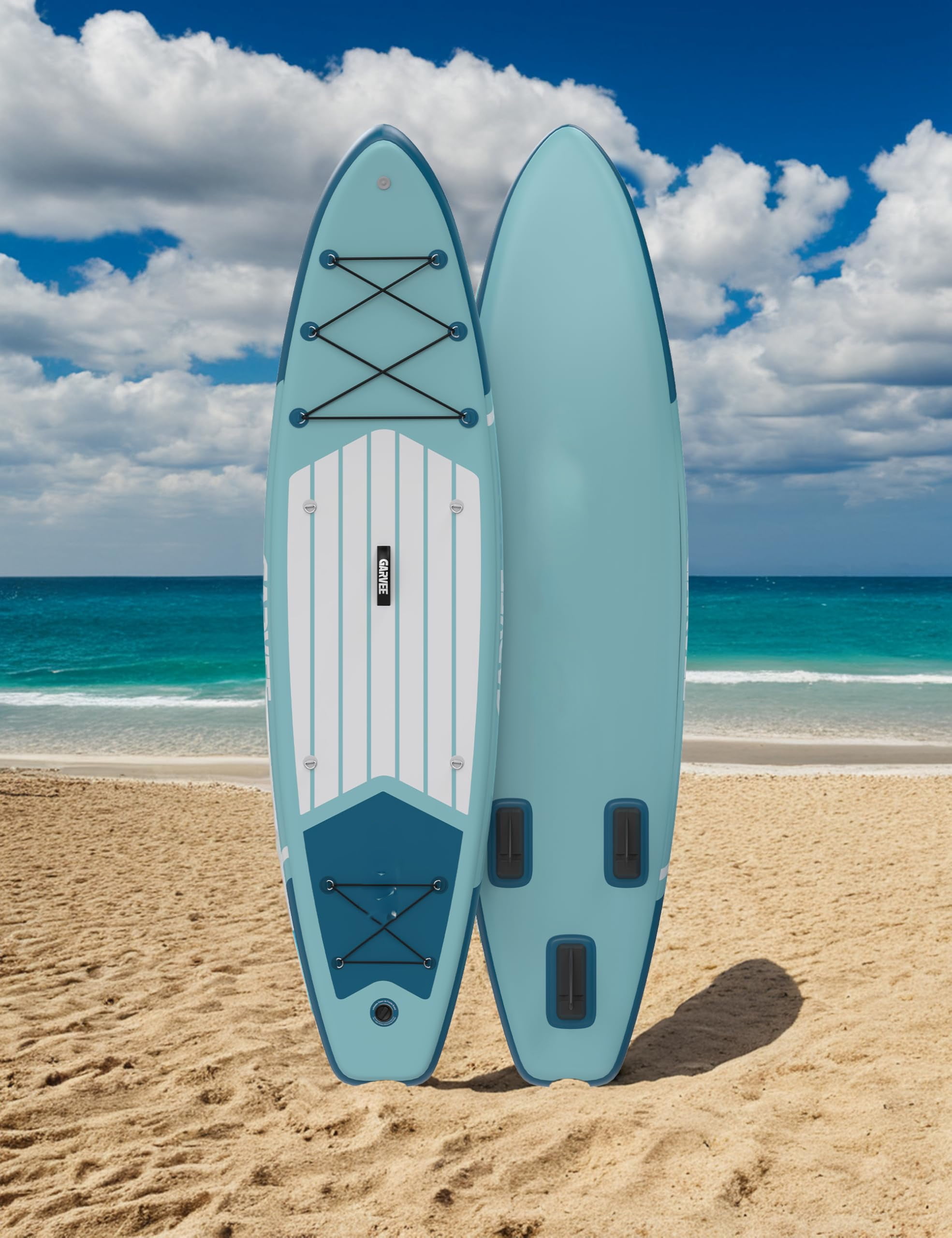 Huisuilinss Inflatable Stand Up Paddle Board,10.6FT/11FT Inflatable Paddle Board With Premium Accessories,Non-Slip EVA Deck,Ultra-Light Carry Bag，Pump,SUP For All Skill Levels,1PCS