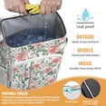 thumbnail image 2 of Travel Cooler Bag - Pioneer Flower Floral Print Pattern Camping Beer Cooler Backpack with Bottle Opener- Waterproof Insulated Picnic Backpacks - Cooler Bag for Beach, 2 of 6