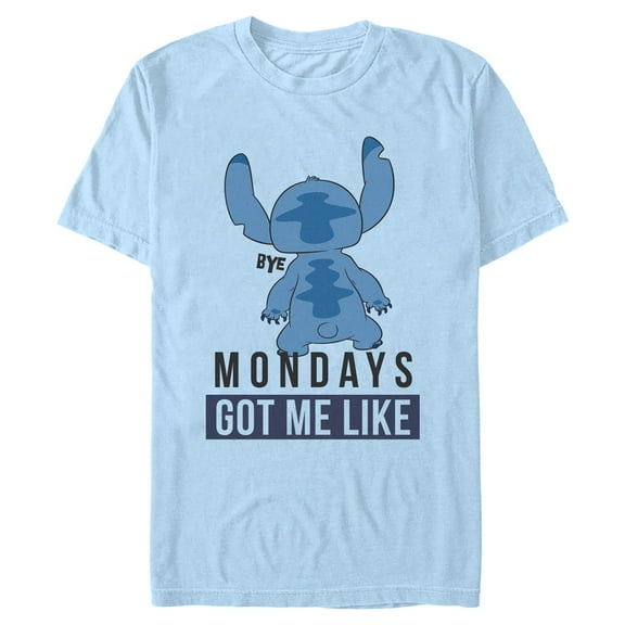 Mens Lilo & Stitch Bye Mondays T Shirt