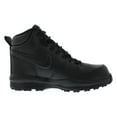 thumbnail image 2 of Nike Unisex Kids Manoa LTR Boots, Leather & Rubber Sole, Black, Size 5.5, 2 of 4