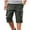 Army Green, variant on Men's Long Cargo Shorts Casual Below Knee 13 Inches Capri Shorts Relaxed Fit Cotton with Pockets Black