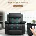thumbnail image 4 of HOMCOM Fauteuil Inclinable Manuel avec Points de Massage par Vibration, Fauteuil Inclinable, 4 of 10