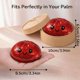 thumbnail image 3 of Juguete squishy LEGEOS Dumpling con glitter para aliviar el estrés 8,5 cm, 3 of 6