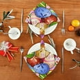 thumbnail image 4 of Dreamtimes Easter Eggs Cloth Napkins Set of 4, Oversized Washable Reusable Polyester Dinner Table Napkins for Family, Restaurant, Party Decor, 20 x 20 Inch, 4 of 7