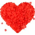 thumbnail image 1 of Pétalos de rosa rojos, decoraciones de boda para espacios de eventos, tela de seda no tóxica, atractivo realista, reutilizable para el día de San Valentín y más, 1 of 5