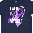thumbnail image 4 of Inktastic I Wear Purple For Myself Lupus Awareness Boys or Girls Toddler T-Shirt, 4 of 5