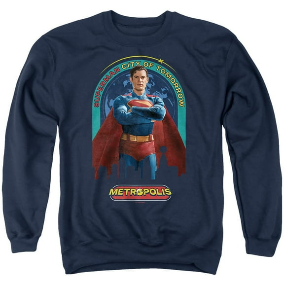 Superman 2025 City of Tomorrow Unisex Adult Crewneck Sweatshirt
