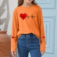 thumbnail image 2 of Auroural Shirts for Toddler Girls Long Sleeve CUHK Printed Round Neck Top For Spring And Summer Casual Pullover Boys And Girls Long Sleeved Base Shirt Yellow, 2 of 6