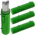 thumbnail image 1 of 4 Piezas Tubo de Almacenamiento de Varillas de 14 Pulgadas Contenedor de Varillas de Soldadura A Prueba de Aire Impermeable Verde, 1 of 6