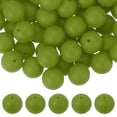 thumbnail image 1 of Uxcell 60 Pcs Cuentas de Silicona, Cuentas Redondas Focales de 15mm Color Caramelo a Granel para Llaveros Pulseras Collares Bolígrafos Suministros de Manualidades DIY, Verde Profundo, 1 of 7