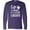 Purple, variant on Inktastic Life is Better with Chickens Long Sleeve T-Shirt