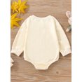 thumbnail image 3 of ZAXARRA Baby Boy Girl Romper Long Sleeve Round Neck Cartoon Easter Rabbit Print Casual Spring Fall Baby Romper, 3 of 9