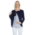 thumbnail image 5 of LVMA3510 - Women Long Sleeve Nursing Maternity Blouse, 5 of 8