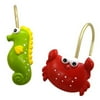Crab Cove Shower Curtain Hooks