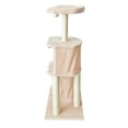 thumbnail image 6 of Two by Two Ash 50.6-inch Cat Tree, Tower, Condo, Scratching Post & Playground, 6 of 16