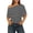 X160 Grey, variant on Glisme Women T-Shirt Solid Color Short Sleeve Asymmetrical One Shoulder T-Shirt Summer Fashion Women Tees Size L Beige