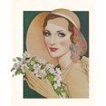 thumbnail image 2 of A Young Woman With A Bouquet Poster Print By Mary Evans Picture Librarypeter & Dawn Cope Collection, 2 of 4