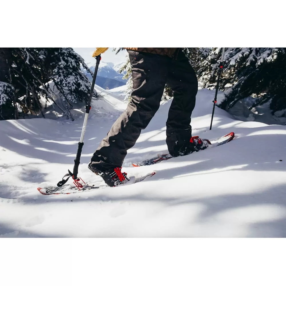 ALPTREK Pro SPIN Snowshoe Kit with Sawtooth Grips, Poles, and Case