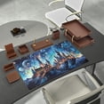 thumbnail image 3 of Blue Castle Desk Mat Aesthetic Cute Desk Pad, Extended Large Mouse Pad XXL Gaming Keyboard Pad, Computer Desktop Mouse Mat Full Desk Laptop Mat, Fantasy Art Office Desk Accessories 31.5" x 15.7", 3 of 13