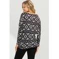thumbnail image 3 of Geo Print Dolman Sleeve Maternity Top, 3 of 3