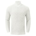 thumbnail image 4 of SEMIMAY Mens Autumn And Winter Solid Fasten Warm Cardigan Knitted Coat, 4 of 6