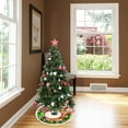thumbnail image 3 of Christmas Tree Skirt Xmas Tree Skirts 36 in Santa Claus and Gifts Christmas Tree Mat for Christmas Holiday Party Ornaments, 3 of 6