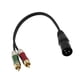 thumbnail image 4 of 2x Cables de 30cm de 1/8" Cables Divisor XLR a RCA para Musical Instrumentos, 4 of 8