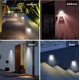 thumbnail image 5 of Lámpara solar de 4 piezas Aplique de pared solar para exteriores Luz de cerca impermeable de acero inoxidable Aplique de pared de paisaje de jardín de 4 LED IP65, luz blanca, 4 piezas ER, 5 of 5