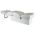 thumbnail image 3 of Wise 8WD707P-1-663 Deluxe Series Boat Lounge Seat, Light Blue and White, 3 of 13
