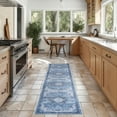 thumbnail image 2 of Nourison Nourison Washables 2'2" x 8' Blue Vintage Indoor Rug, 2 of 8