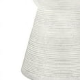 thumbnail image 3 of Pemberly Row 47" Stone Concrete Outdoor Round Dining Table White, 3 of 4