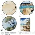 thumbnail image 3 of Designart "Beach Sandy Charm III" Nautical & Beach Floater Framed Canvas Print, 3 of 7
