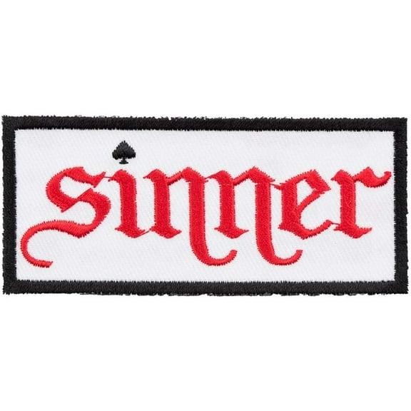 Sinner & Black Spade Patch, Biker Patches