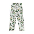thumbnail image 3 of Lsque Lilies Flowers Print Men's Pajama Pants, Lounge Pant - Comfortable Home Wear,Elastic Waistband, Stylish Design-Medium, 3 of 9