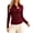 P149 Red, variant on Tfken Tshirts For Women Long Sleeve Fall Slim Fit Tees Tops Casual T-Shirts Ladies Trendy Clothes Outwear Size L Black