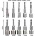 thumbnail image 4 of Precision Metric Hex Shank Nut Driver Set, Magnetic Nut Driver Bits With 1/4 Inch Hex Shank For Professional And Private Use, 4 of 5