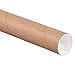thumbnail image 3 of ProLine 2" x 24" Kraft Heavy-Duty Mailing Shipping Tubes with Caps (20 Tubes), 3 of 4
