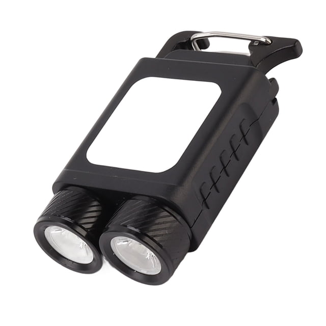 Mini Llavero De Luz, Linterna LED Para Llavero, 800 Lm, Alto Brillo, 2 Fuentes De Luz, Parte Trasera Magnética Con Cable USB Para Senderismo