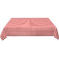 thumbnail image 5 of Rectangle Tablecloth 60x84 Inch, Retro Red Plaid Tablecloth Rectangle Waterproof Tablecloths Dining Table Tablecloths for Dining, Party, Buffet, Wedding, 5 of 8