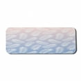thumbnail image 1 of Ombre Computer Mouse Pad, Summer Tropic Fan Palm Leaves on Background, Rectangle Non-Slip Rubber Mousepad Large, 31" x 12" Gaming Size, Blush Ceil Blue, by Ambesonne, 1 of 2