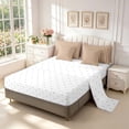 thumbnail image 3 of Manfei Modern Brown Checkered 7-Piece Twin Bedding,Geometric Check Bedding Comforter Set,Reversible, 3 of 7