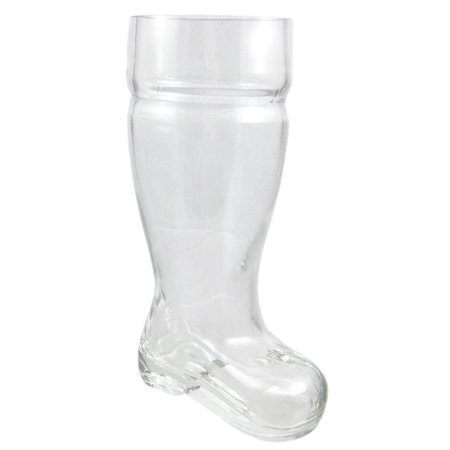 One Liter Heavy Glass Beer Boot Pitcher Mug