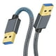 thumbnail image 1 of Cable USB a USB, USB 3.0 macho a macho, cable USB de doble extremo, cable USB para radiador 05 m, 1 of 6