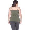 thumbnail image 3 of White Mark Universal PS133-08 Plus Size Tank Top, Olive - One Size, 3 of 4