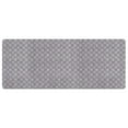 thumbnail image 1 of 2-ft x 5-ft Two-Tone Silver Mist Grey Hardy Needlepunch Non-Slip Absorbent Indoor Floor Mat Runner, 1 of 5