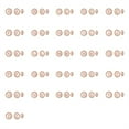 thumbnail image 2 of IEFSHINY Initial Earrings for Women, S925 Sterling Silver Post White GoLd Plated Cute Earrings Hypoallergenic Disc Stud Earrings for Women, 2 of 6